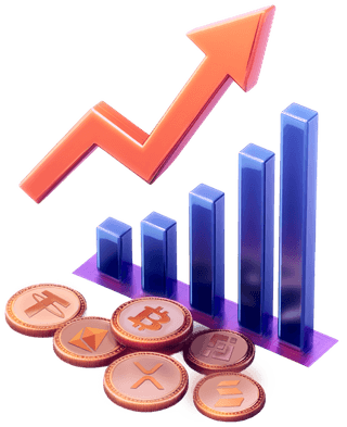 Interfaz de la plataforma de trading de criptomonedas Coral Patrimaria con la descripción del producto
